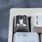 1U Titanium Alloy Artisan Keycaps Precision Pointillism for Mechanical Keyboard -Yukinoshita Yukino
